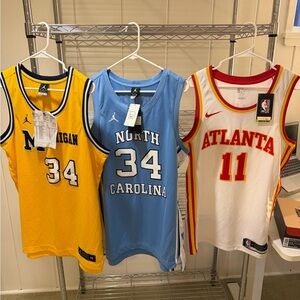 Nike and Jordan basketball Jerseys size M & L